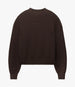 Rib Crewneck | Chocolate