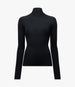 Rib Knit Turtleneck | Black