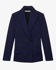 Oversized Double Breasted Jacket | Indigo