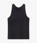 Another Tomorrow Racerback Tank in Black – Cotton Women's Top