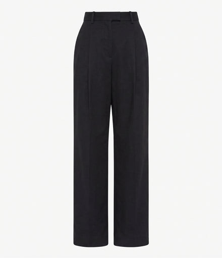 Relaxed Wide Leg Pant | Black