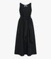 Another Tomorrow Sarong Linen Dress in Black – Linen Women's Dress