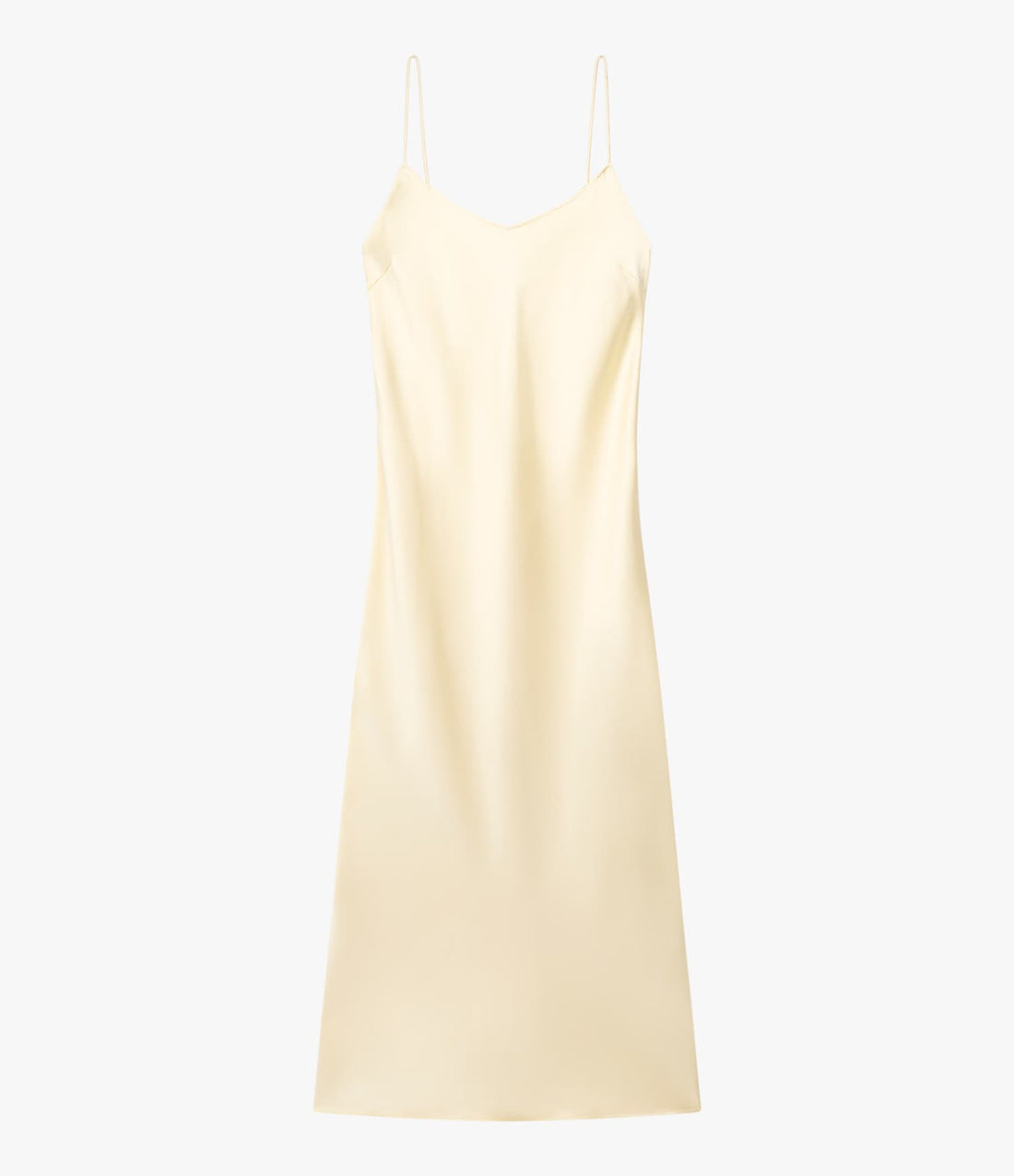 Another Tomorrow Satin Gown in Butter – Satin Women's Dress