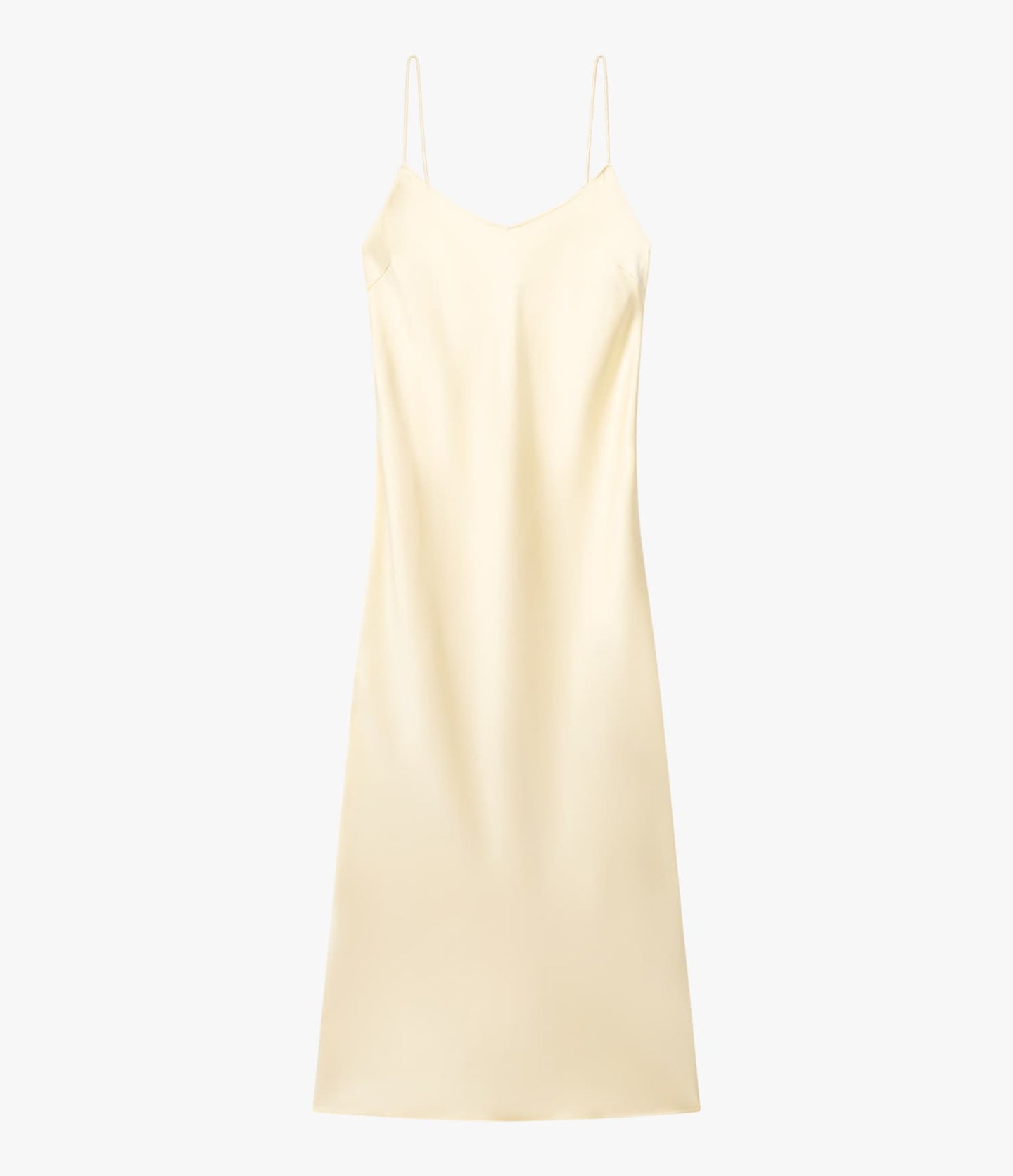 Another Tomorrow Satin Gown in Butter – Satin Women's Dress