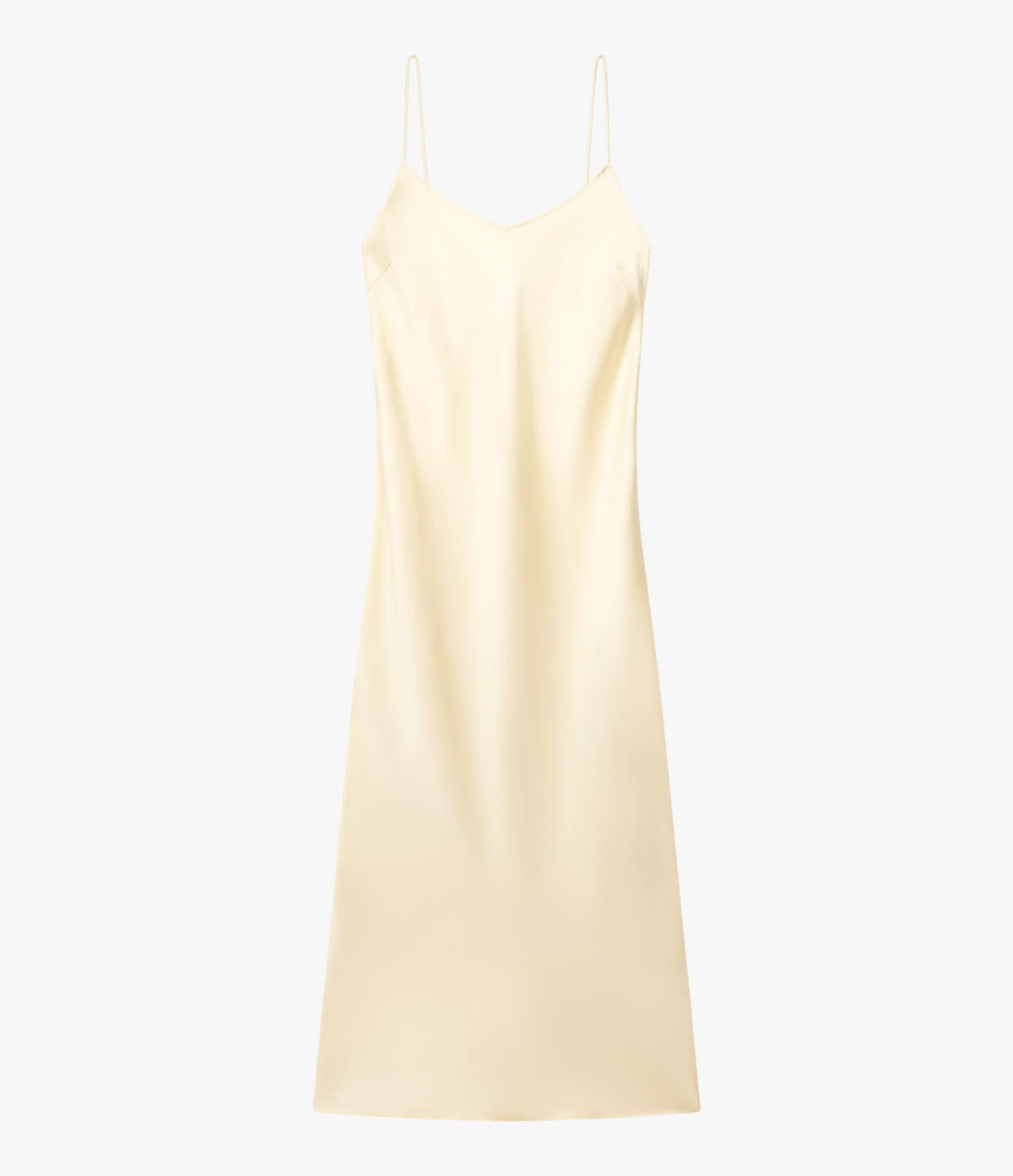 Another Tomorrow Satin Gown in Butter – Satin Women's Dress
