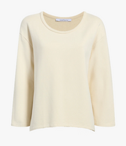 Scoopneck Sweatshirt | Parchment