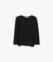 Scoopneck Sweatshirt | Black