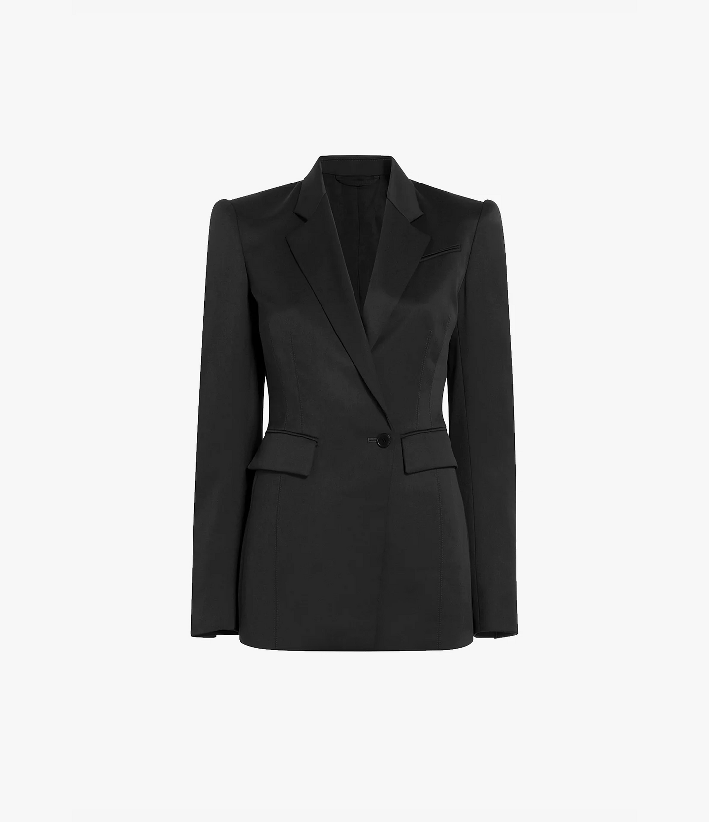 Seamed Waist Jacket | Black