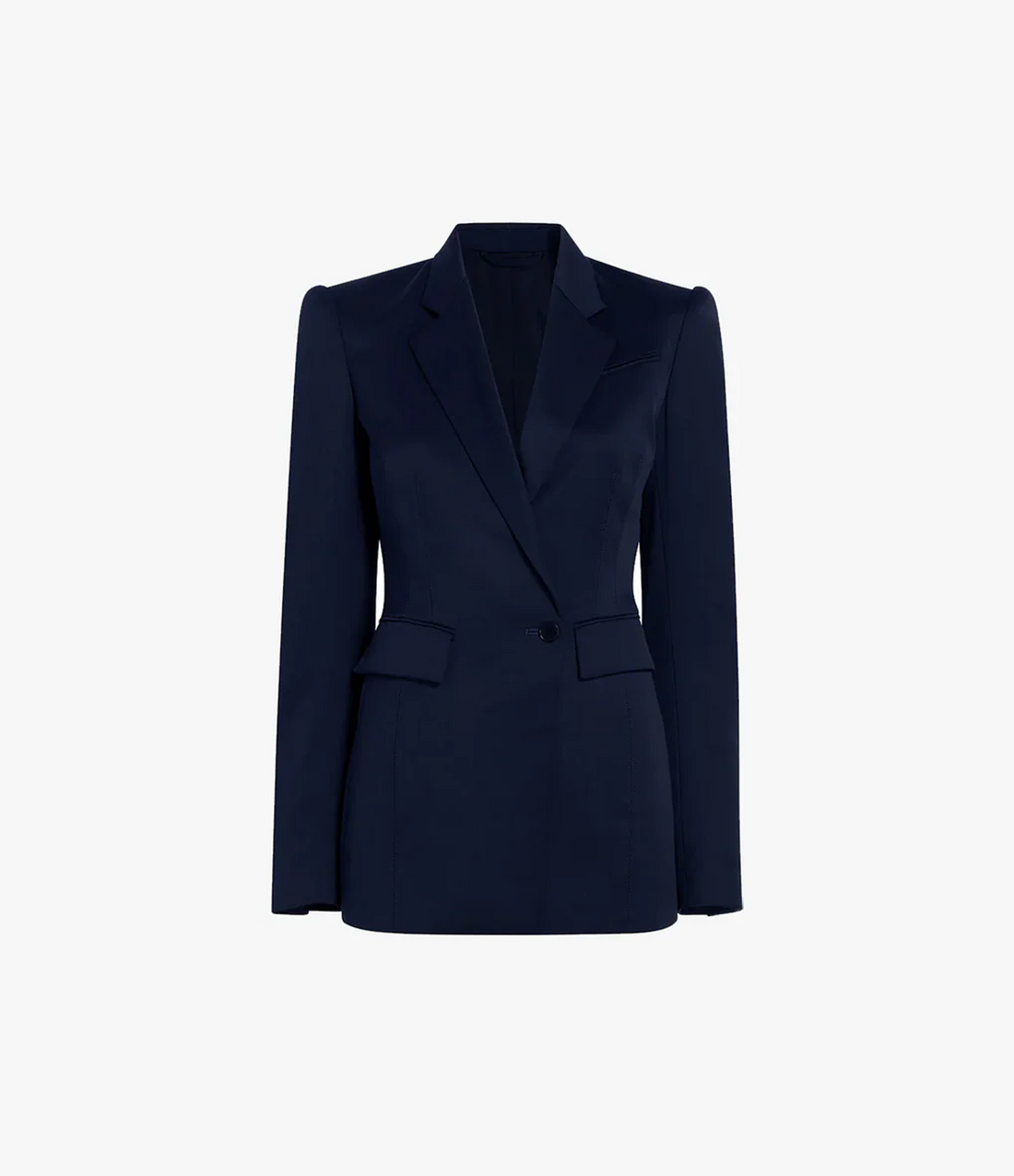 Seamed Waist Jacket | Navy