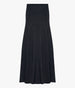 Another Tomorrow Seamed Knit Flare Skirt in Black – Viscose Women's Skirt
