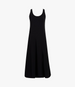 Seamed Tank Dress | Black in black