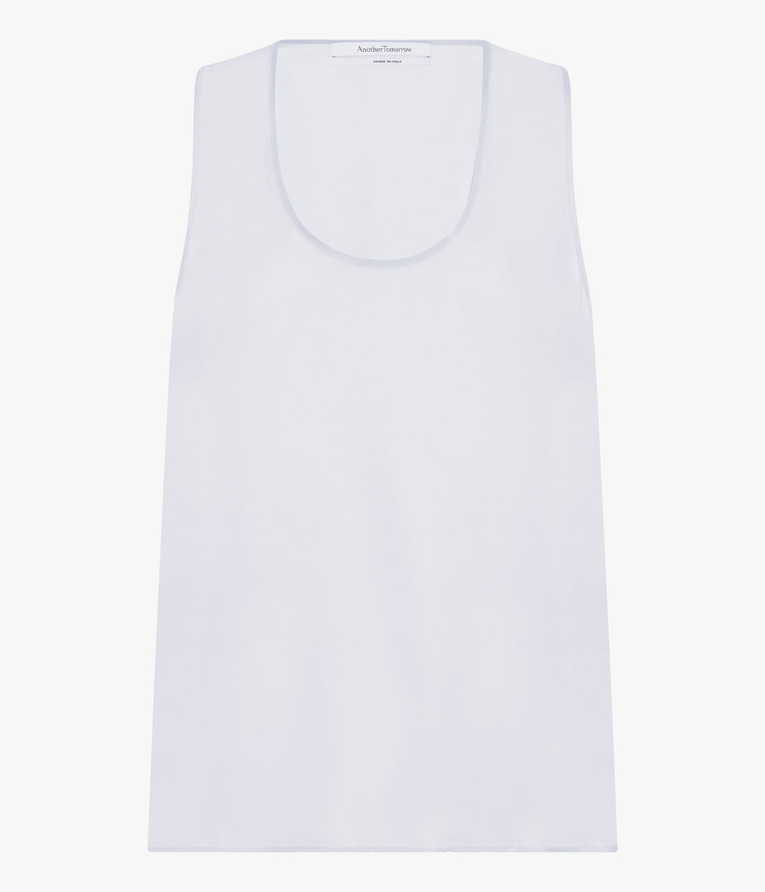 Another Tomorrow Silk Tank in Sky – Silk Women's Top