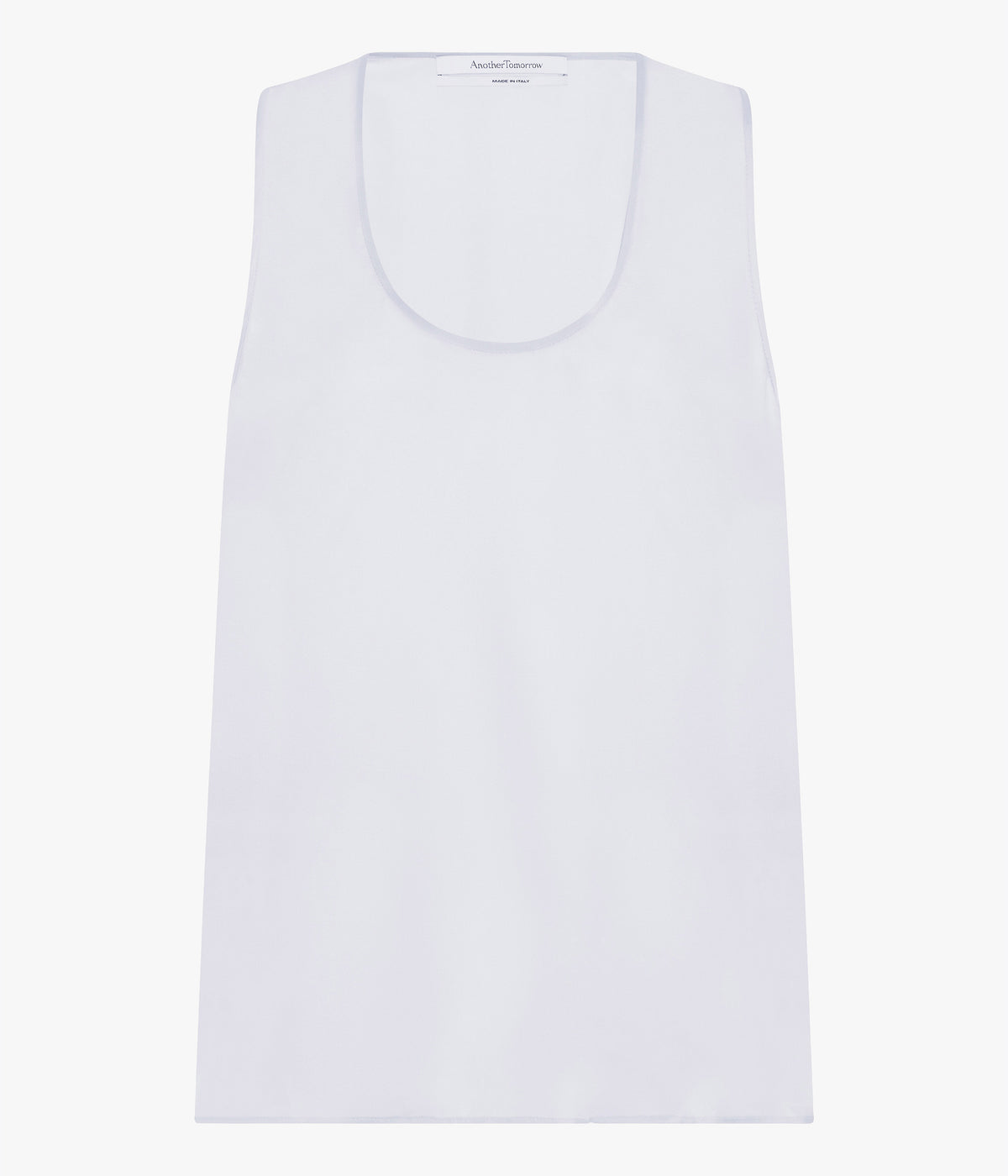 Another Tomorrow Silk Tank in Sky – Silk Women's Top
