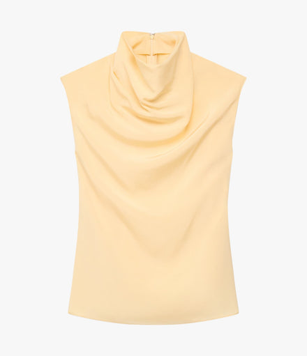 Silk Draped Top | Butter