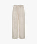 Another Tomorrow Silk Polka Dot Pant in Cream/Black Dot – Silk Women's Trousers
