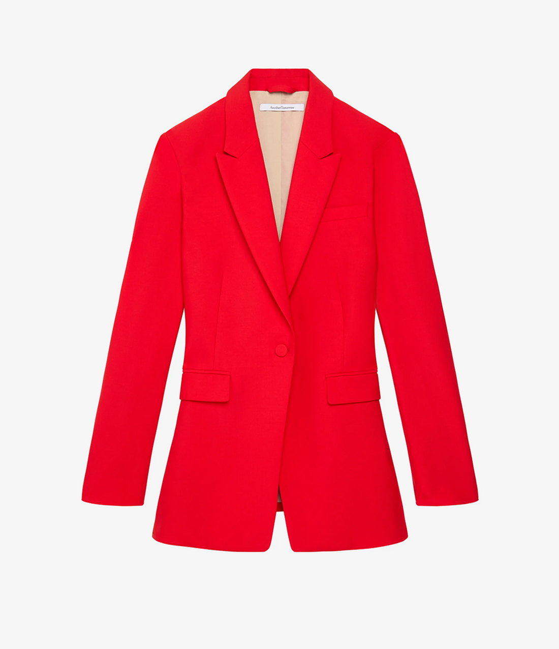 Single Button Jacket - Resale | Fire Red