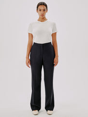 Slight Flare Trouser - Resale | Black
