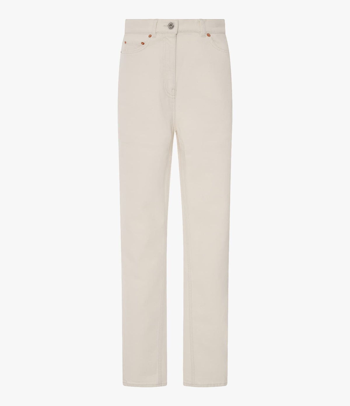 Slim Denim Pant | Ecru