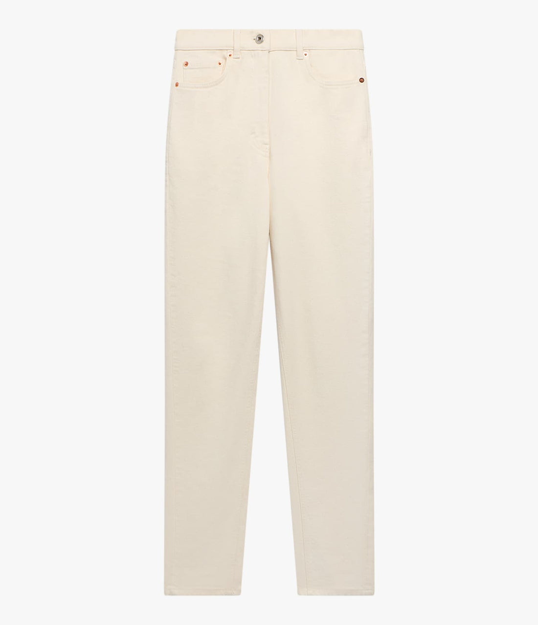 Slim Denim Pant | Ecru