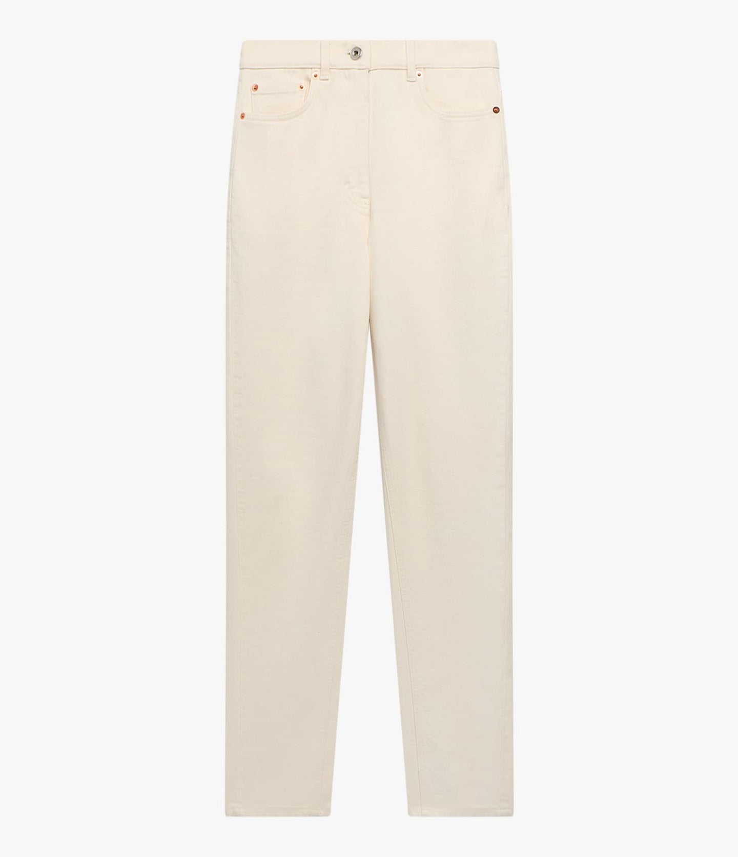 Slim Denim Pant | Ecru