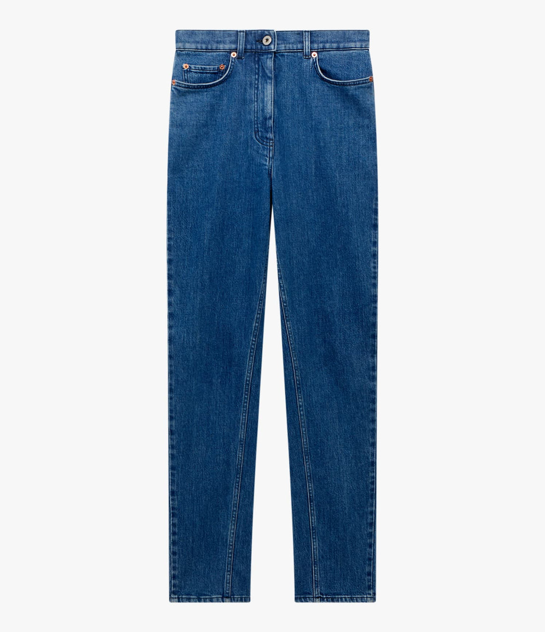 Another Tomorrow Slim Denim Pant in Rinsed – Denim Women's Trousers