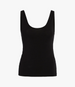 Another Tomorrow Slim Tank Top in Black – Cotton Women's Top