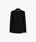 Double Breasted Structured Jacket | Black