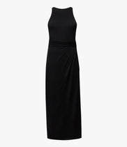Sarong Tie Dress | Black