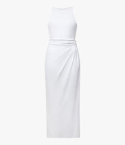 Sarong Tie Dress | White