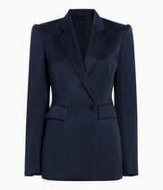Seamed Waist Jacket | Navy