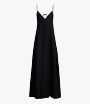 Seamed Slip Dress | Black
