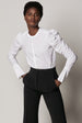 Shirred Sleeve Blouse | White
