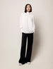 High Neck Blouse - Resale | White