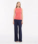 Another Tomorrow Sleeveless Tee in Rhubarb – Cotton Women's Top