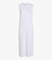 Sleeveless Tee Dress | White
