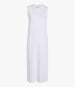 Another Tomorrow Sleeveless Tee Dress in White – Cotton Women's Dress