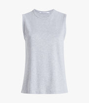 Sleeveless Tee | Heather Grey