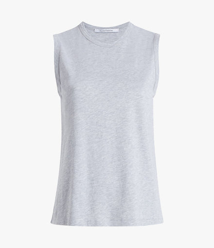 Sleeveless Tee | Heather Grey