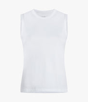 Sleeveless Tee | White