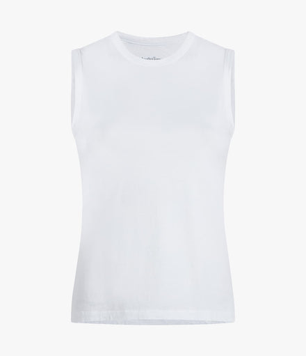 Sleeveless Tee | White