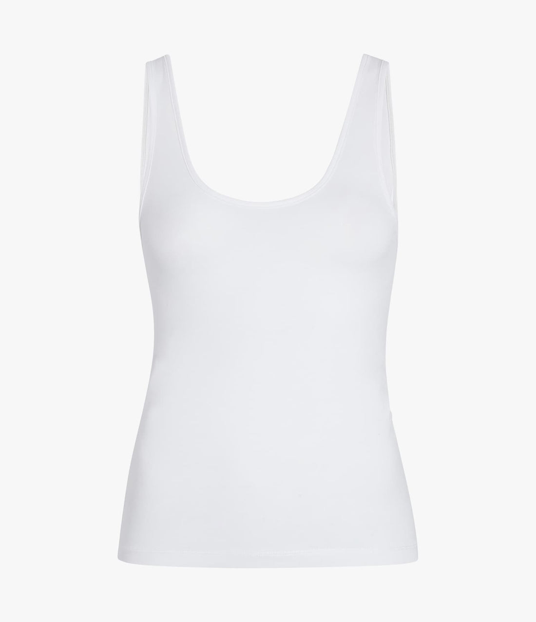 Slim Tank Top | White