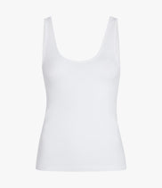 Slim Tank Top | White