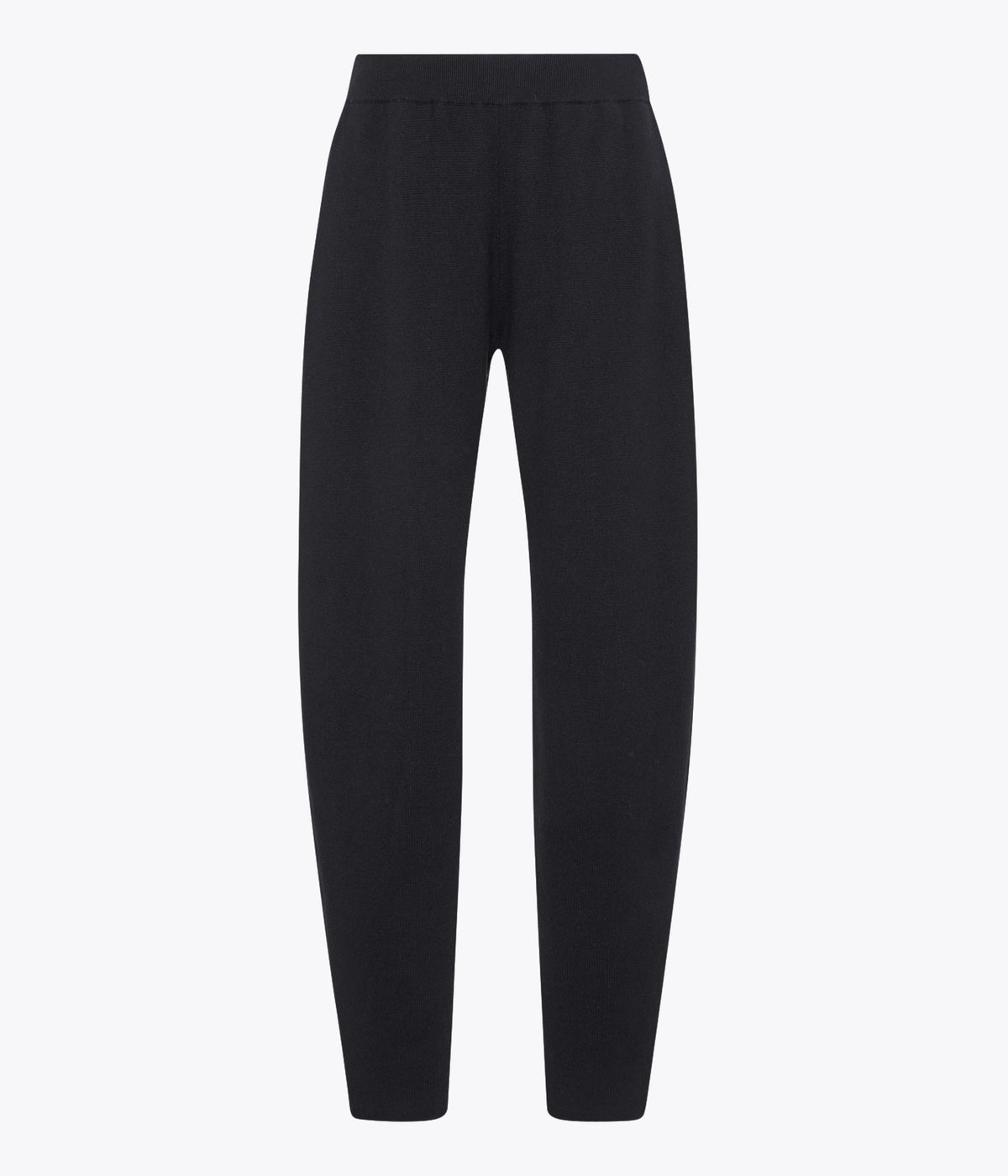 Another Tomorrow Tapered Knit Pant in Black – Wool Women's Trousers