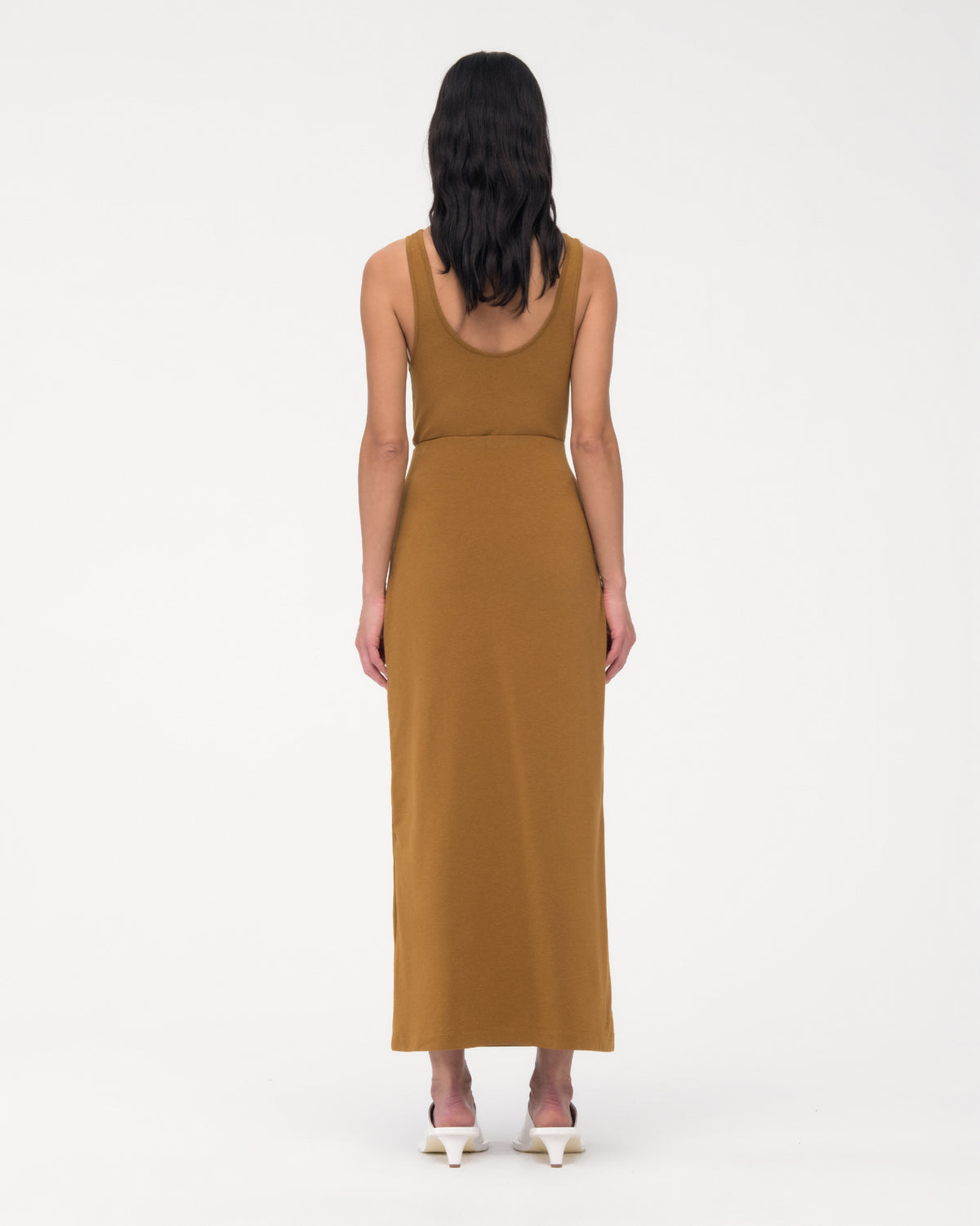 Another Tomorrow Tube Skirt in Tapenade – Cotton Women's Skirt