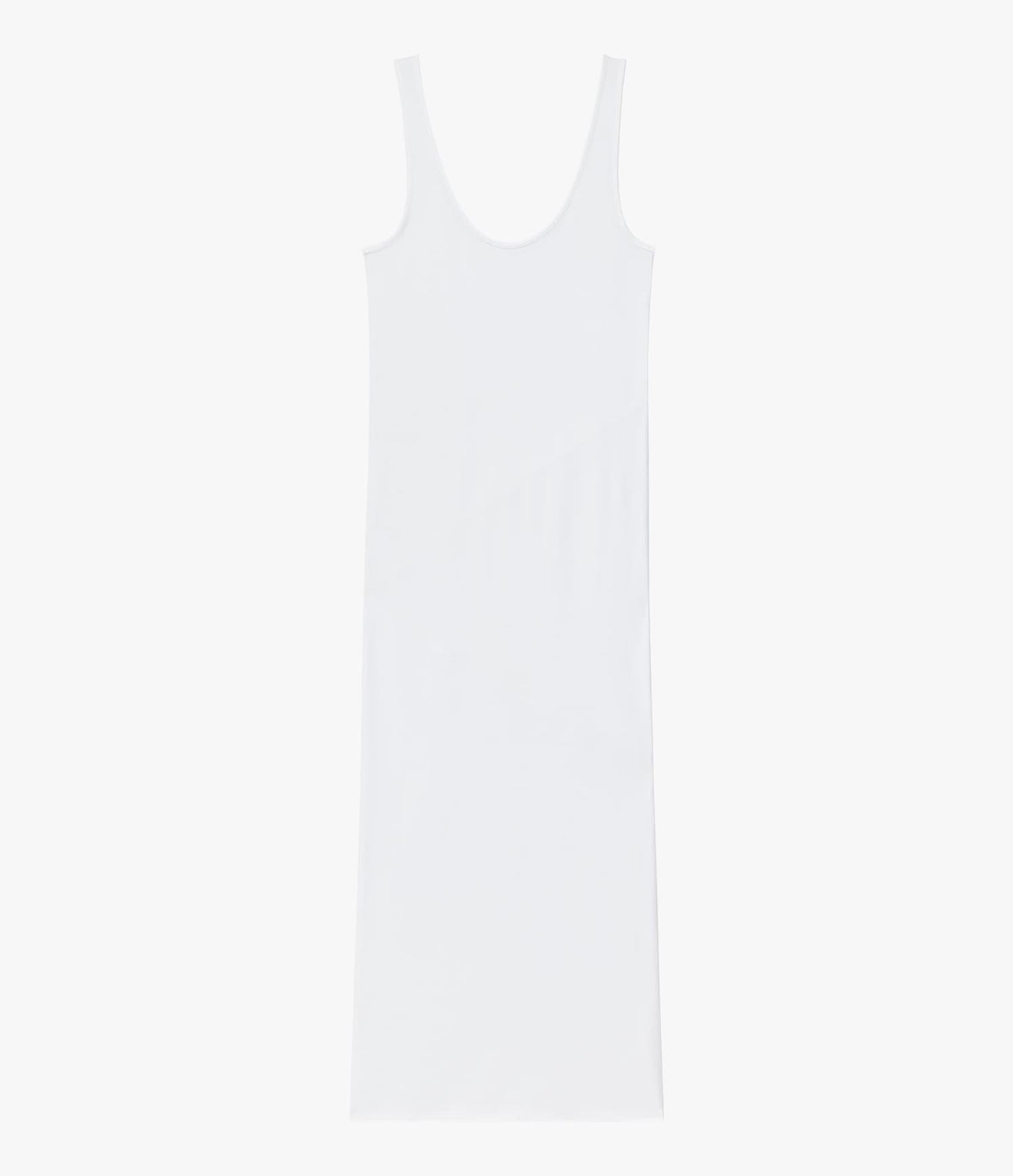 Another Tomorrow Tank Dress in White – Cotton Women's Dress