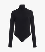 Turtleneck Bodysuit | Black