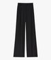 Twill Pleated Trouser | Black