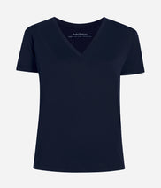 V-Neck Tee | Navy