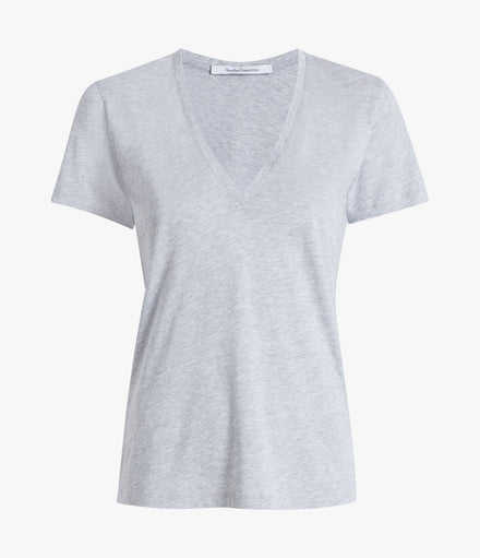 V-Neck Tee | Heather Grey