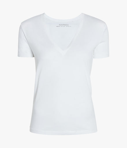 V-Neck Tee | White